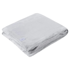 Heat Holder Fleece Blanket/Throw - Grey