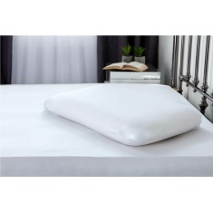 Belledorm Jersey White Classic Pillowcase Pair