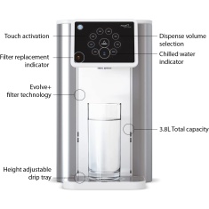 Aqua Optima AUC111 Aurora Chilled Water 3.8L Dispenser-White