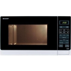 Sharp R372WM 900W Solo Microwave 25L - White