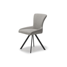Maria Dining Chair Light Grey Fabric Maria Dining Chair Light Grey Fabric