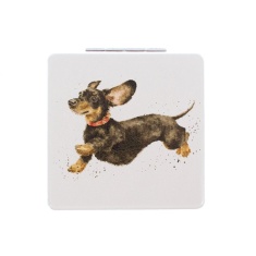 Wrendale Pocket Mirror Dachund