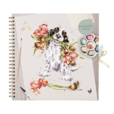 Wrendale Scrapbook Blooms & Dog