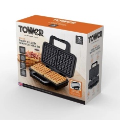 Tower T27034 Deep Fill Waffle Maker