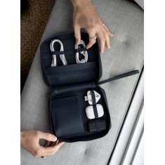 Stackers Navy Blue Cable Tidy
