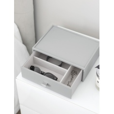Stackers Pebble GreyClassic Deep 3 Drawer