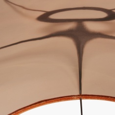 Pacific Lifestyle Bow 30cm Tobacco Velvet Shade
