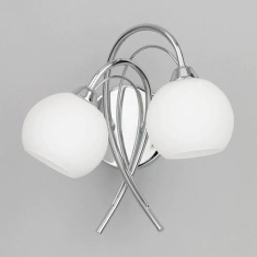 BHS Soni Wall Light - Chrome/Opal BHS Soni Wall Light - Chrome/Opal