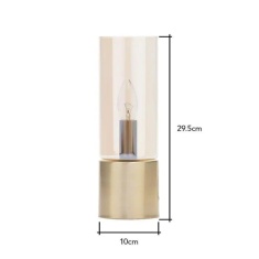BHS Tilly Touch Table Lamps Lamp Satin Brass