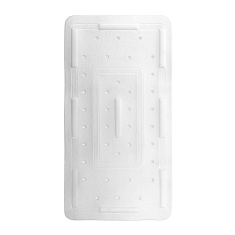 Showerdrape Comfy Cushioned Regular Bath Mat 36 x 70cm - White Showerdrape Comfy Cushioned Regular Bath Mat 36 x 70cm - White