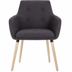 Monza Visitors Chair - Graphite Grey