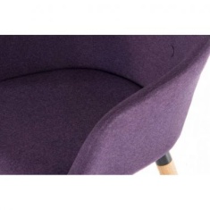 Monza Visitors Chair In Plum