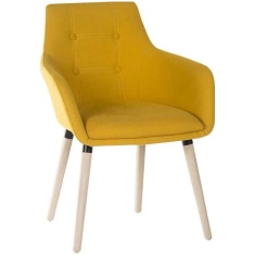 Monza Visitors Chair - Yellow