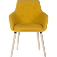 Monza Visitors Chair In Yellow Monza Visitors Chair In Yellow