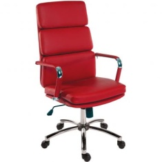 Deco Executive Office Chair Red