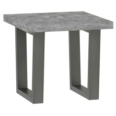 Brooklyn Lamp Table - Stone Effect Brooklyn Lamp Table - Stone Effect