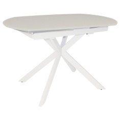 Elan 120cm/180cm Extending Dining Table - White