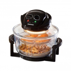 Daewoo SDA1032GE Deluxe Halogen Air Fryer 17L - Black
