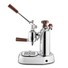 La Pavoni LPLELH01UK Europiccola Lusso Lever Coffee Machine - Stainless Steel