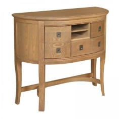 Glaston Half Moon Console Table