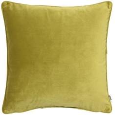 Malini Luxe Velvet Acid Green Cushion 43cm x 43cm Malini Luxe Velvet Acid Green Cushion 43cm x 43cm