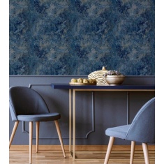 Arthouse Modern Raffia Blue Wallpaper