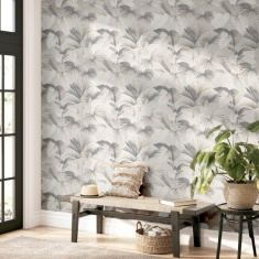 Arthouse Palm Grove Natural Wallpaper