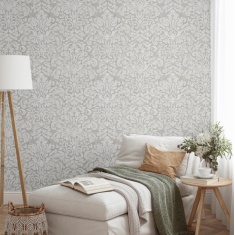 Arthouse Marinski Damask Soft Gold & Natural Wallpaper