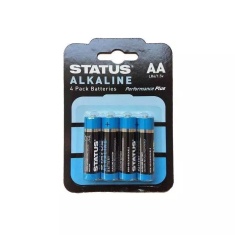 Status Alkaline AA Batteries - 4 Pack Status Alkaline AA Batteries - 4 Pack