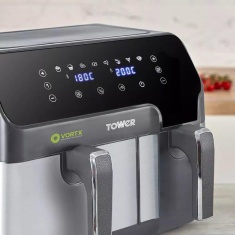 Tower T17099 Vortx Exo Duo Basket Air Fryer 9L