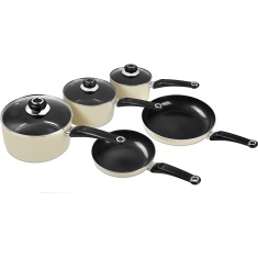 Morphy Richards Equip 20 Piece Pan & Tools Set - Cream