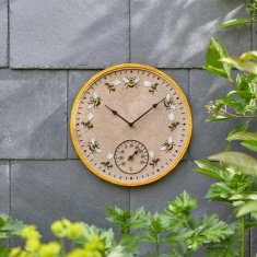 Smart Garden Beez Wall Clock and Thermometer Smart Garden Beez Wall Clock and Thermometer