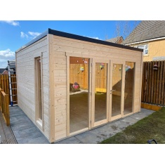 Gardenhouse24 Q-Bic 44 A Simple Wooden Garden Office