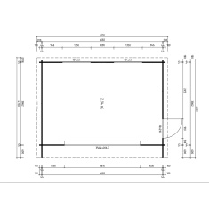 Gardenhouse24 ALU Concept 44 I Garden Cabin