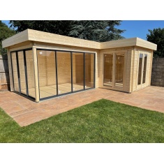 Gardenhouse24 ALU Concept Quinta 44 Garden Cabin