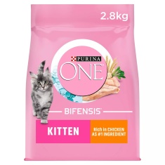 Purina One Kitten/Junior Chicken And Whole Grain Cat Food - 2.8kg Purina One Kitten/Junior Chicken And Whole Grain Cat Food - 2.8kg