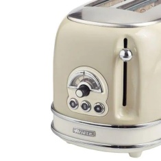 Ariete AR5513 Vintage 2 Slice Toaster - Cream