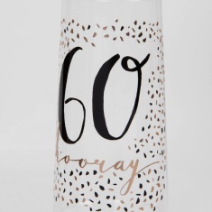 Luxe Birthday Flute 60th