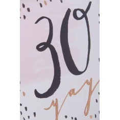 Luxe Frame 4x6 30th Birthday
