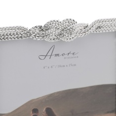 Amore Silver-Plated Infinity 3D Knot Frame - 4 X 6