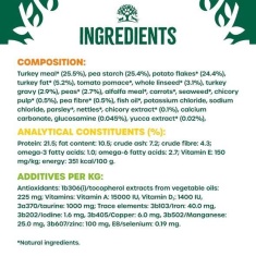 James Wellbeloved Grain Free Turkey & Veg Dry Dog Food - 1.5kg