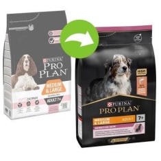 Pro Plan Medium and Large Adult 7+ Sensitive Skin Salmon Dry Dog Food - 3kg