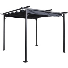 Royalcraft Prague Pergola 3.5m x 3.5m - Grey