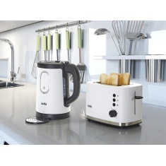 Laica HI2001W Dual Flo 2 Slice Toaster - White