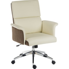 Mugello Medium Office Chair - Cream