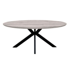 Phoenix Oval Table 2.2m - Grey