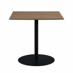 Phoenix 80cm Square Dining Table - Light Walnut