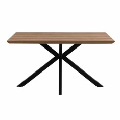 Phoenix 140cm Dining Table - Light Walnut