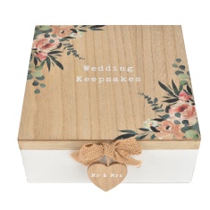 Love Story Wedding Day Keepsake Box - Mr & Mrs Love Story Wedding Day Keepsake Box - Mr & Mrs