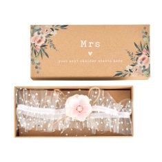 Love Story Bridal Garter In Gift Box